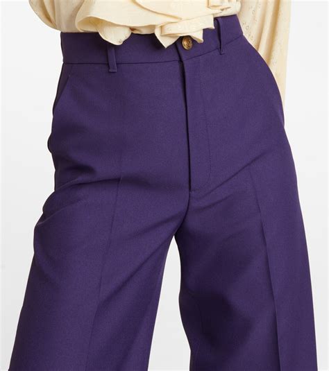 buy gucci pants|gucci wide leg pants.